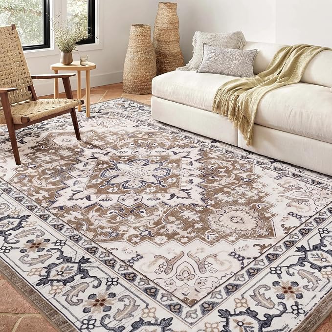 Lofus 4x6 Area Rugs for Living Room, Washable Area Rug, Rugs for Bedroom