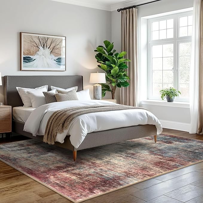 IOHOUZE Abstract Area Rugs 5x7 Ft Washable Rugs