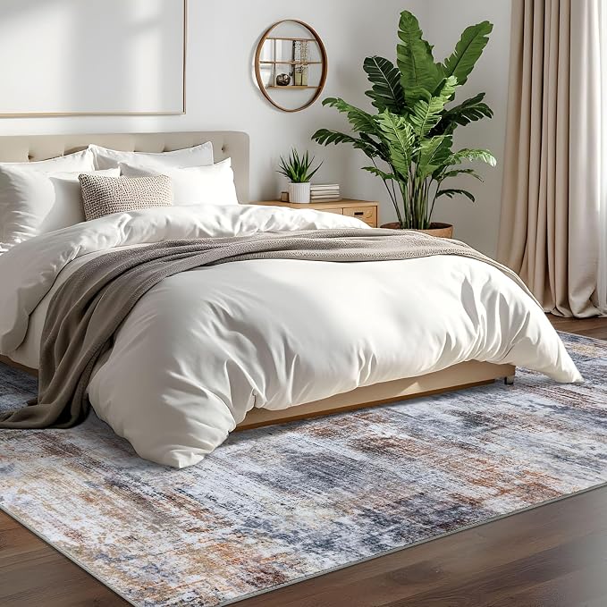 IOHOUZE Abstract Area Rugs 6x9 Ft Washable Rugs