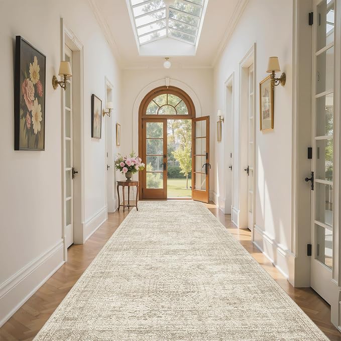Soalmost 4x10 Wide Hallway Runner Rug: Washable Soft Rug Runners