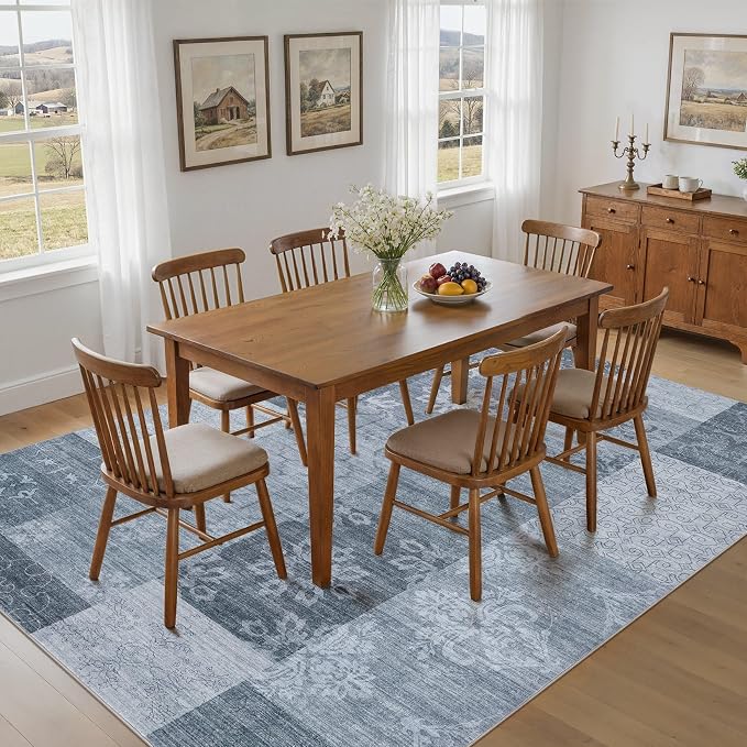 UERMEI 8x10 Area Rug for Living Room