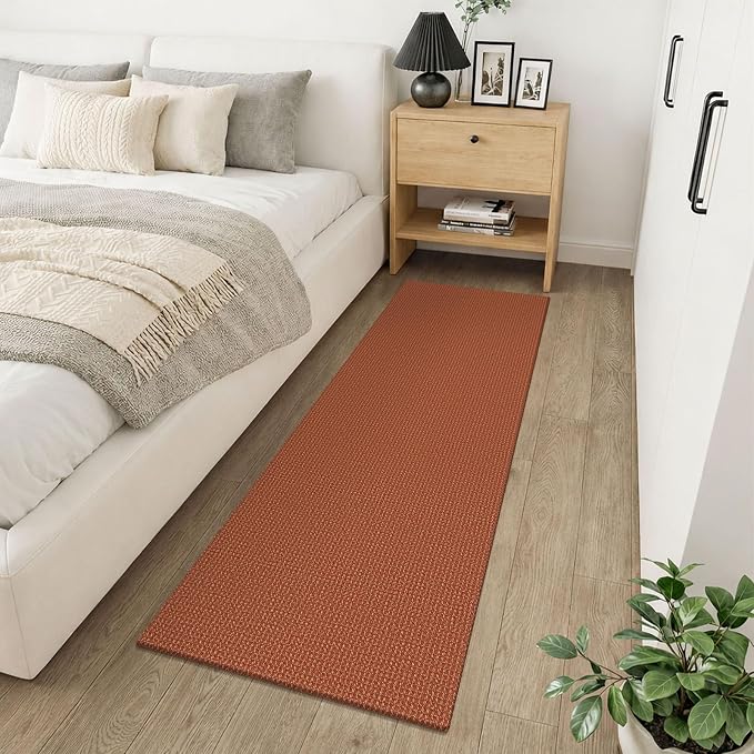KOZYFLY Runners for Hallways 2x6 ft Washable Kitchen Runner Non Slip Rubber