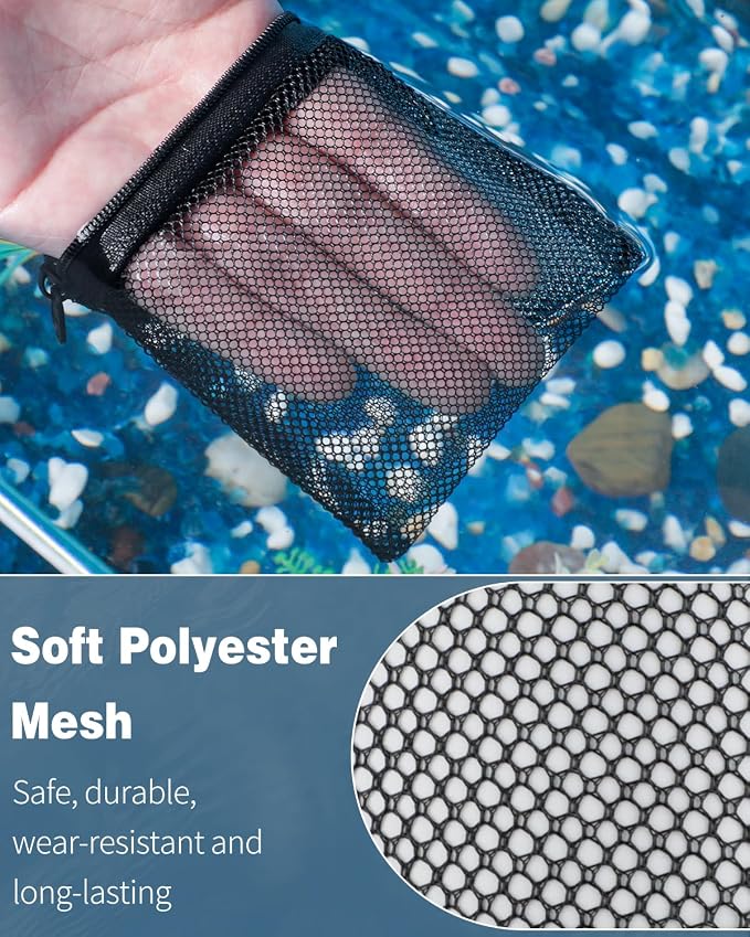 Pawfly 8 Pack Aquarium Filter Media Bags, Fish Tank Fine Mesh Bag