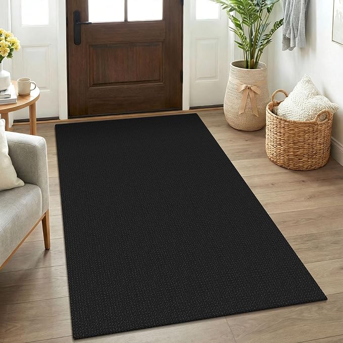 KOZYFLY Rugs for Entryway 3x5 ft Washable Area Rug Non Slip Rubber Backed Entry
