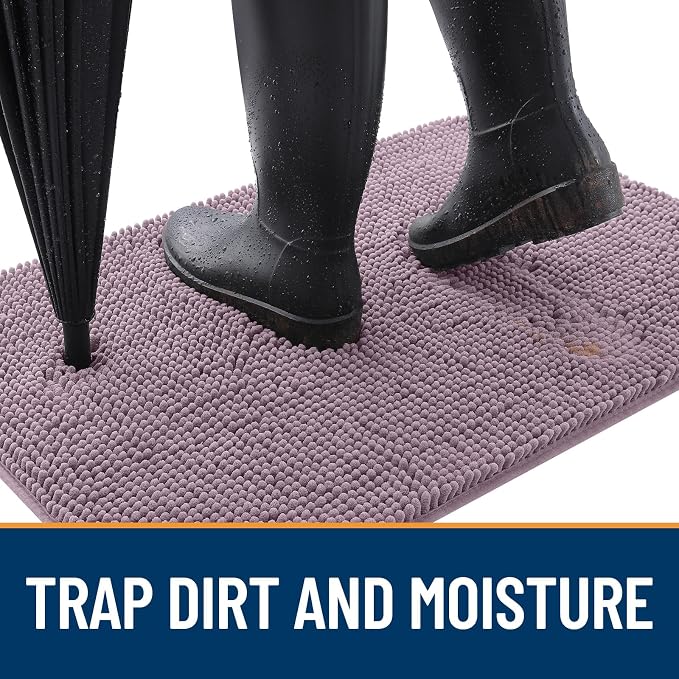 OLANLY Dog Door Mat for Muddy Paws 48x30, Absorbs Moisture and Dirt, Absorbent