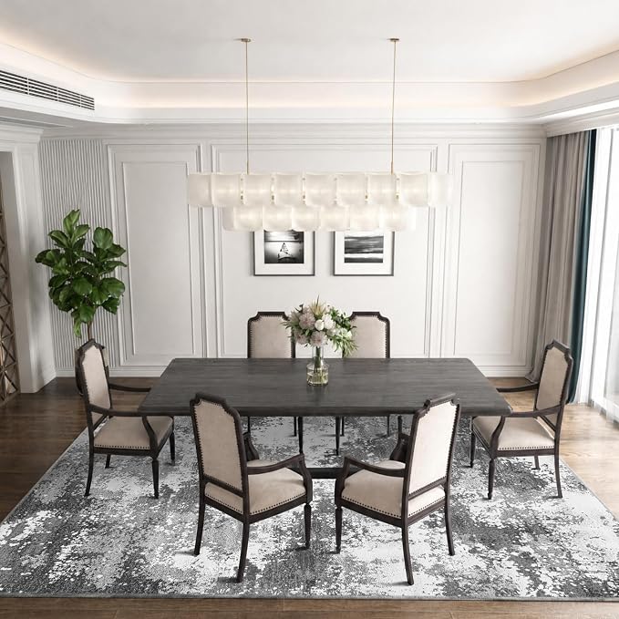 Washable Rug 10x14 Area Rugs for Living Room Bedroom Carpet, Dining Room Table