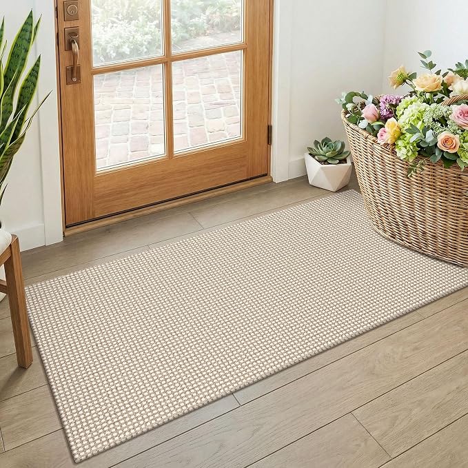 KOZYFLY 2x4 Entry Runner Rug, Small Washable Runners