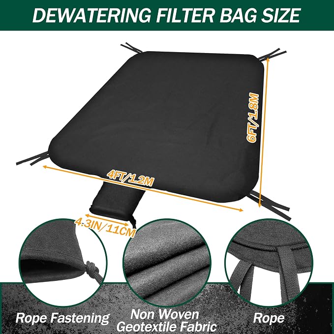 4 x 6ft Large Dewatering Bags