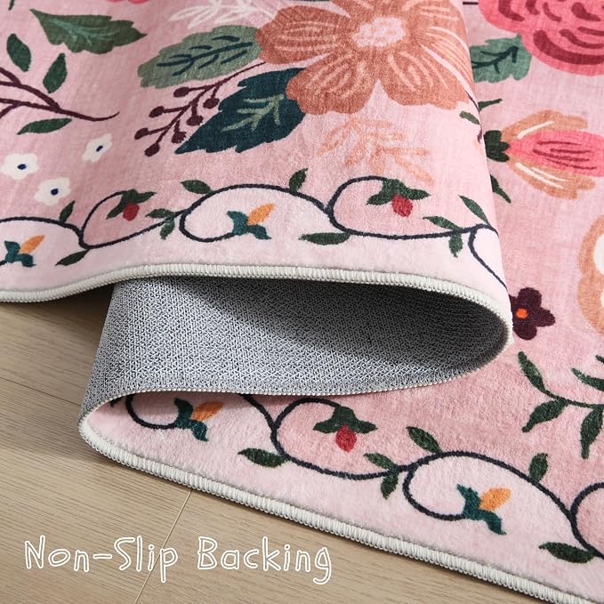 Rugcomf Runner Rug for Hallways Kitchen Rug Non Slip 2'x 6' Washable Rugs