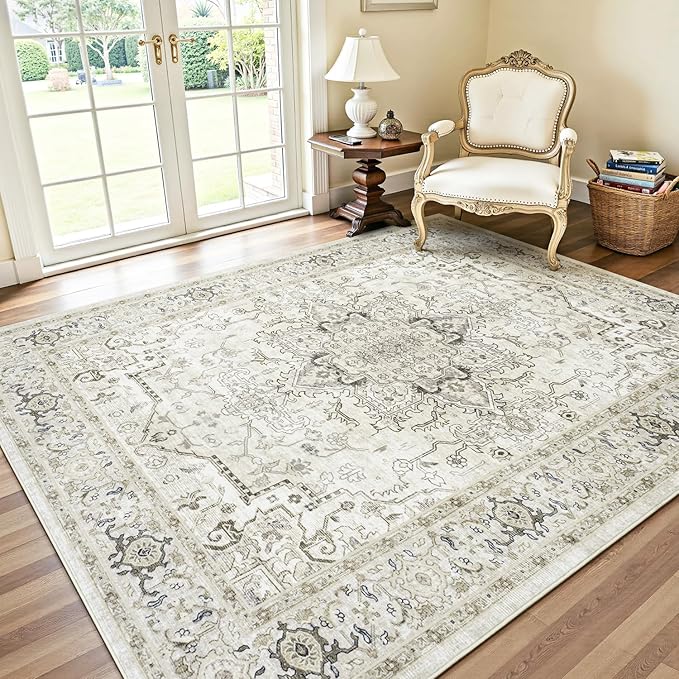 Lofus 6x9 Area Rugs for Living Room, Washable Area Rug, Rugs for Bedroom