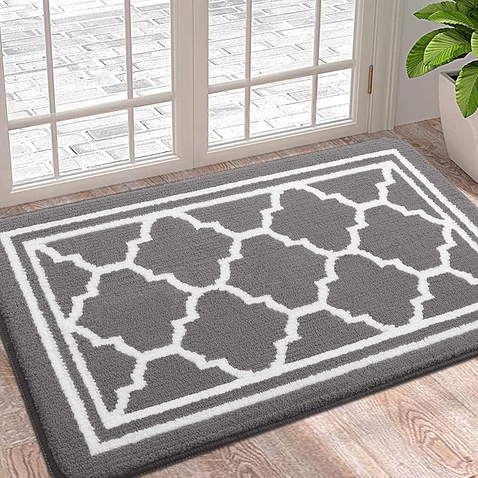 Buganda Indoor Door Mat, Dirt-Resistant and Absorbent Doormat, Low Profile