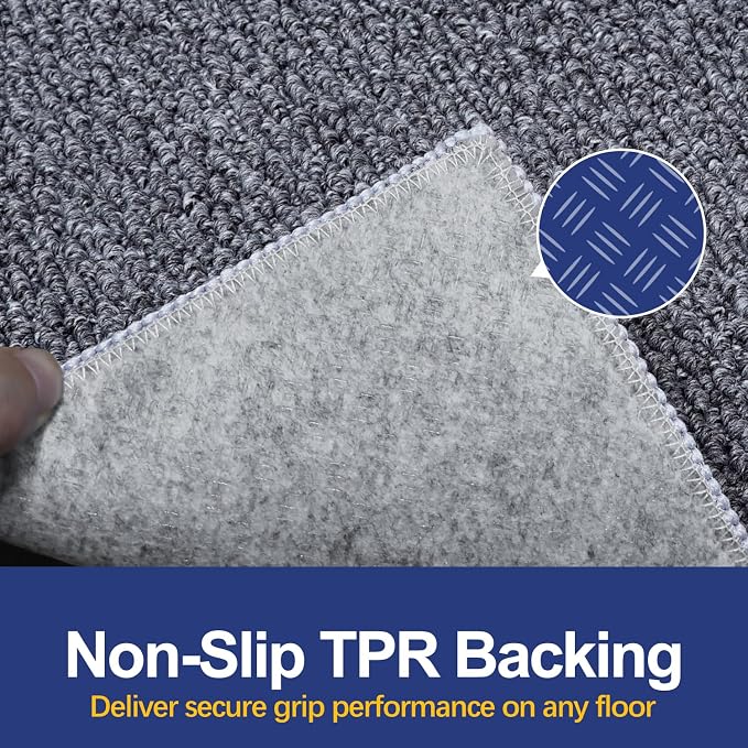 Dirt Trapping Door Mat 24x36, 3D Scarping Surface Doormat