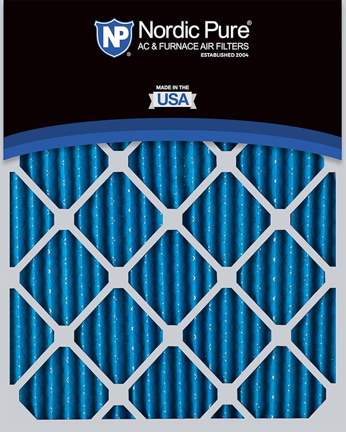 Nordic Pure 18x18x1 Pleated MERV 7 Air Filters 4 Pack