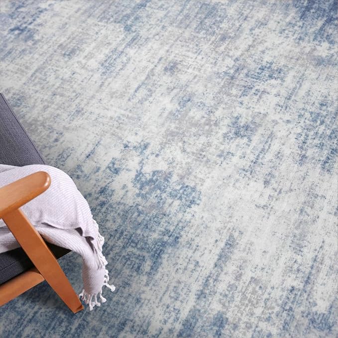IOHOUZE Abstract Area Rug 4x5 Ft Washable Rugs