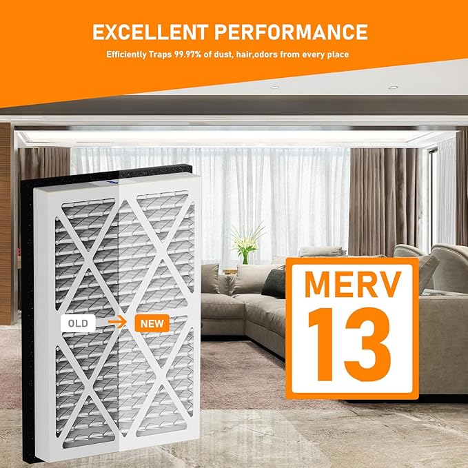 20x30x3 MERV 13 Pleated Air Filters Replacement Compatible