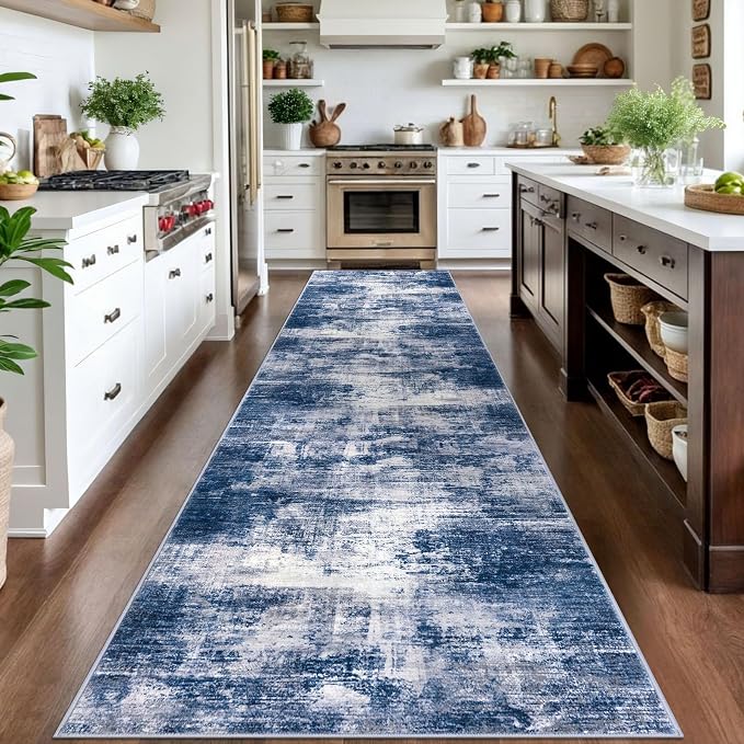 IOHOUZE Abstract Runner Rug 3x14 Ft Washable Runners