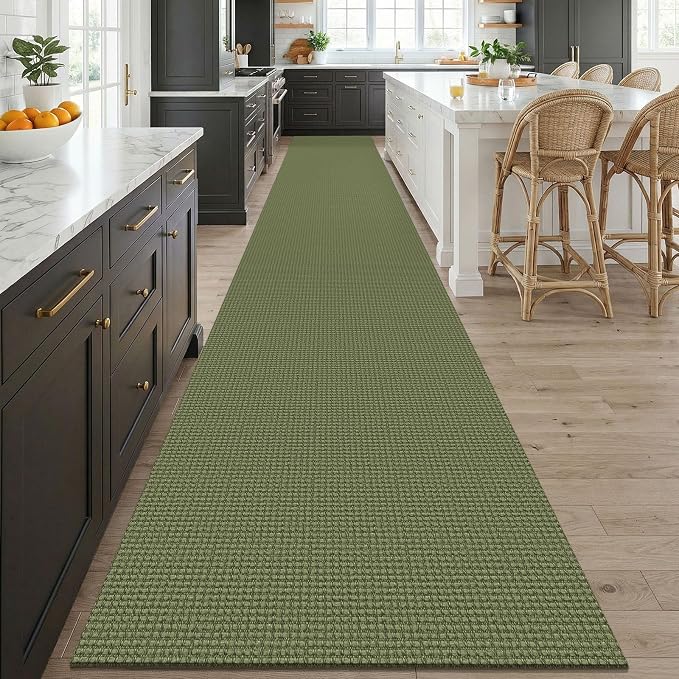 KOZYFLY 3x20 Runners Rugs for Hallway, Extra Long Washable Runner Rug, Non Slip
