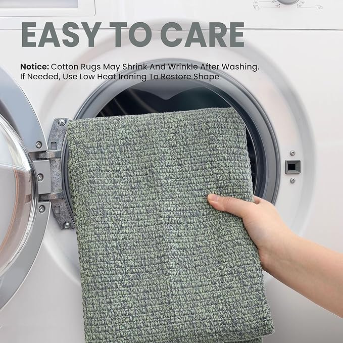 EARTHALL Washable Runner Rug 2x6 Ft Non Slip Runners