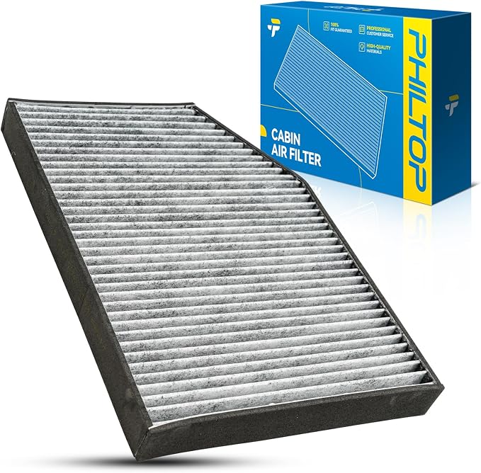 PHILTOP Cabin Air Filter w/Activated Carbon, Compatible