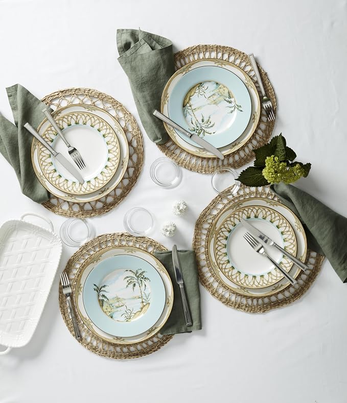 Lenox British Colonial 4-Piece Accent Plates, Appetizer Plate Set