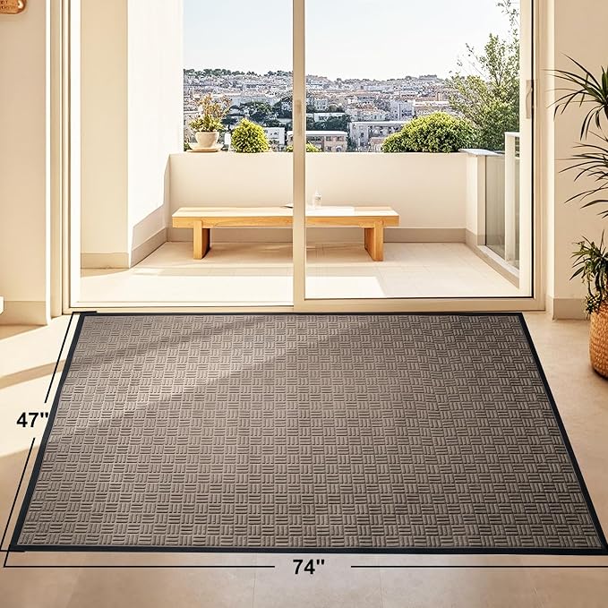 Mibao Front Door Mat, Heavy Duty Durable Welcome Mat