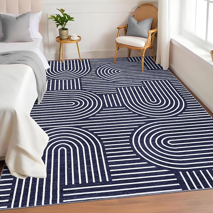 ROYHOME Washable Rug 4x6 Area Rugs