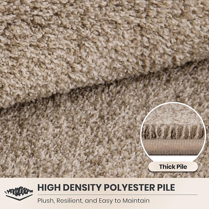 PURRUGS Dirt Trapping Door Mat 36" x 36", Non-Slip Machine Washable Entryway Rug
