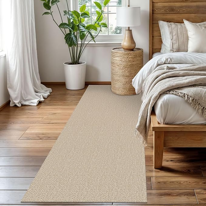 EARTHALL Washable Runner Rug 3x8 Ft Non Slip Runners
