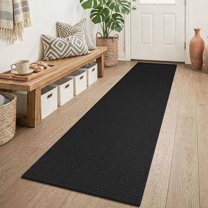 KOZYFLY Runners for Hallways 2x6 ft Washable Kitchen Runner Non Slip Rubber