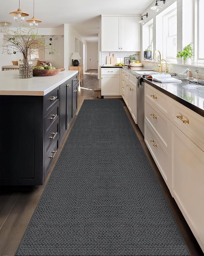 Color&Geometry Door Mat 2'4"x8' Runner Rug