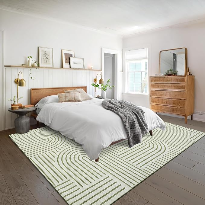 ROYHOME Washable Rug 4x6 Area Rugs