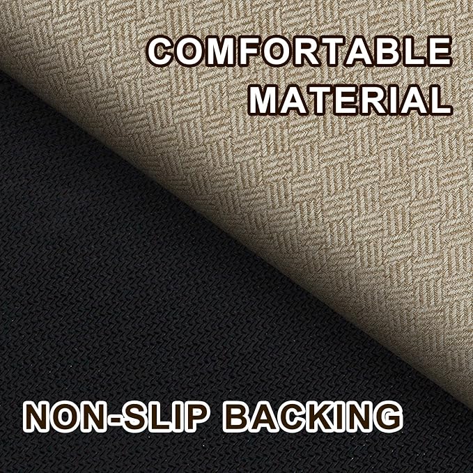 Ultra Thin Door Mat Indoor Entrance 24"x47", Low-Profile Indoor Door Mat