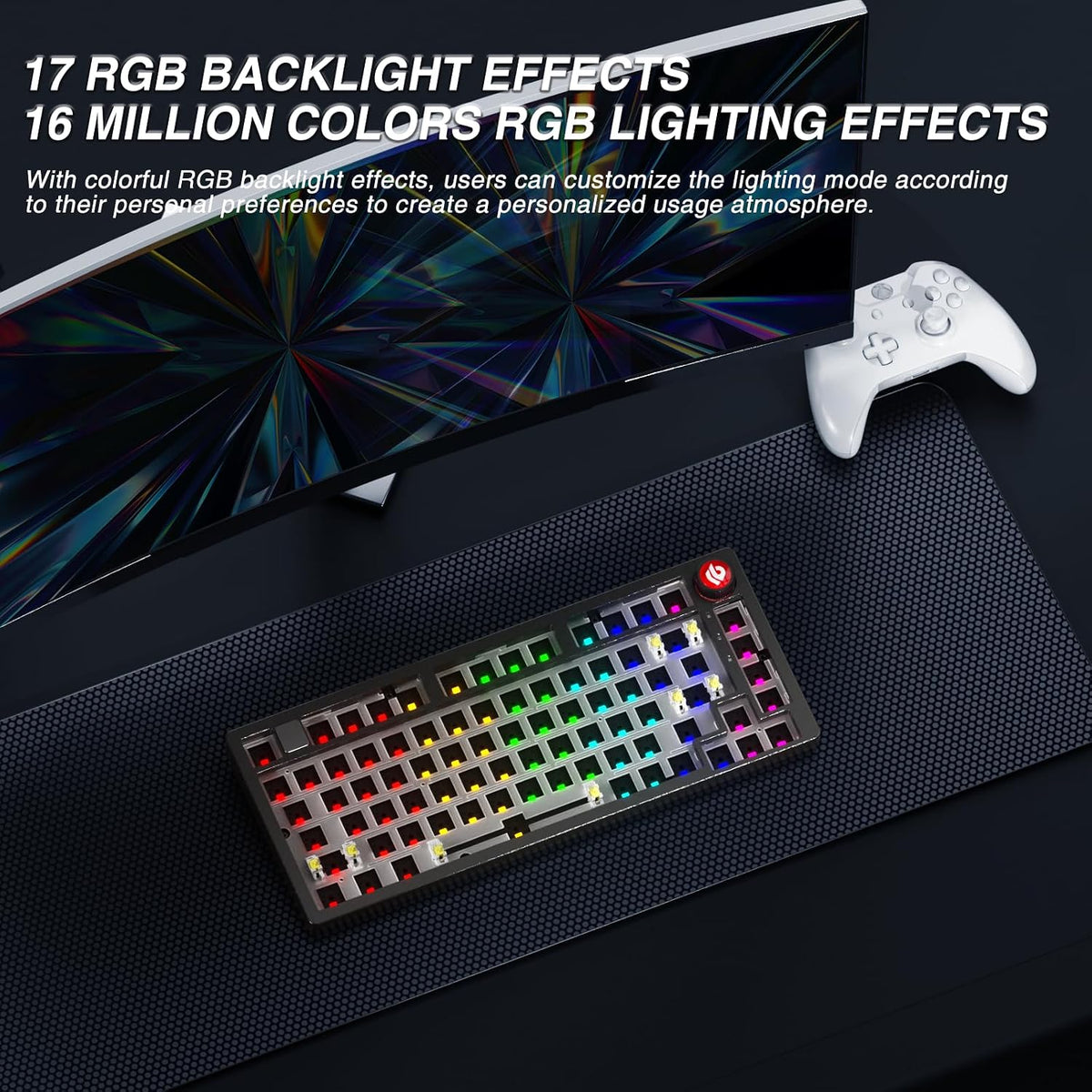 LEOBOG Hi75C Pro Wireless Mechanical Keyboard Kit – Aluminum Alloy 75%