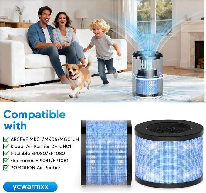 MK-01 & MK06 True HEPA Filter Replacement Compatible
