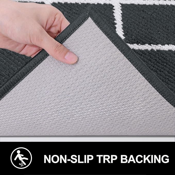 Finchitty Indoor Door Mat, Dirt Resistant and Absorbent, Low-Profile, Washable