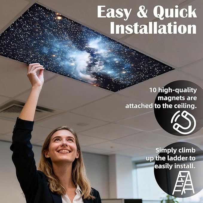 4 Pcs Fluorescent Light Covers