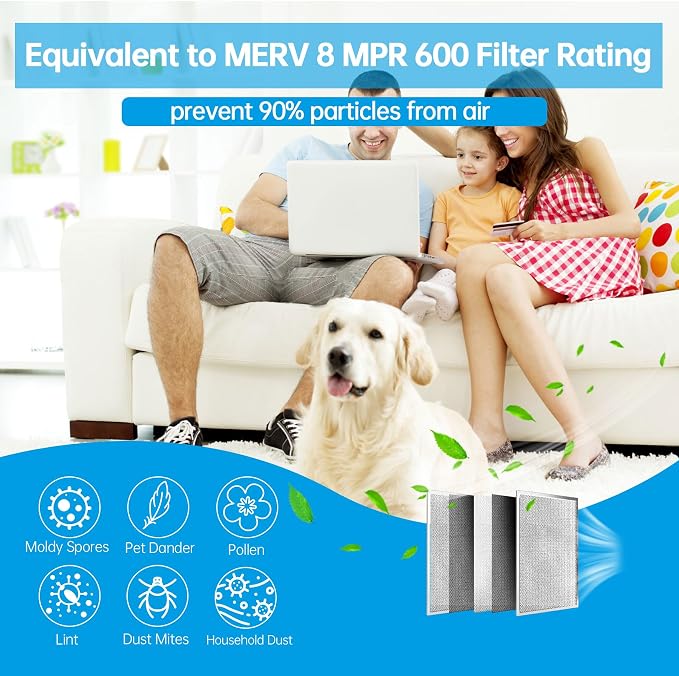 UBeesize 20x30x1 Reusable Electrostatic Air Filter HVAC AC Furnace Filter