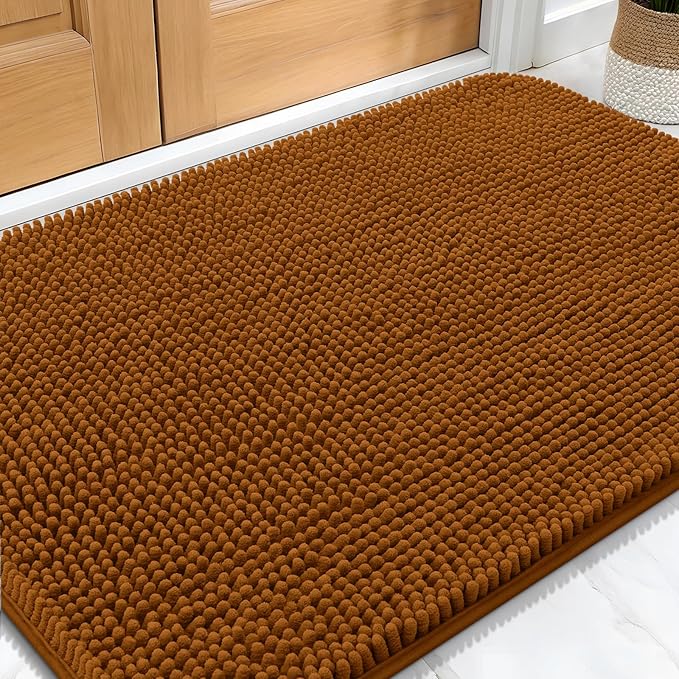 OLANLY Dog Door Mat for Muddy Paws 32x20, Absorbs Moisture and Dirt, Absorbent