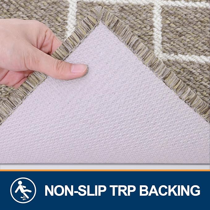 Finchitty Indoor Door Mat, Dirt Resistant and Absorbent, Low-Profile, Washable