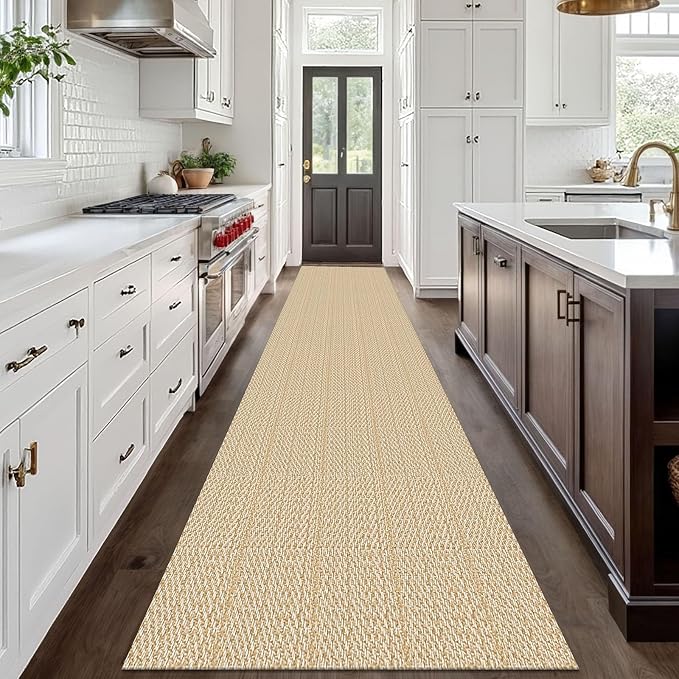 IOHOUZE Washable Exrea Long Hallway Runner Rug 3x16 Non Slip Rubber Backed