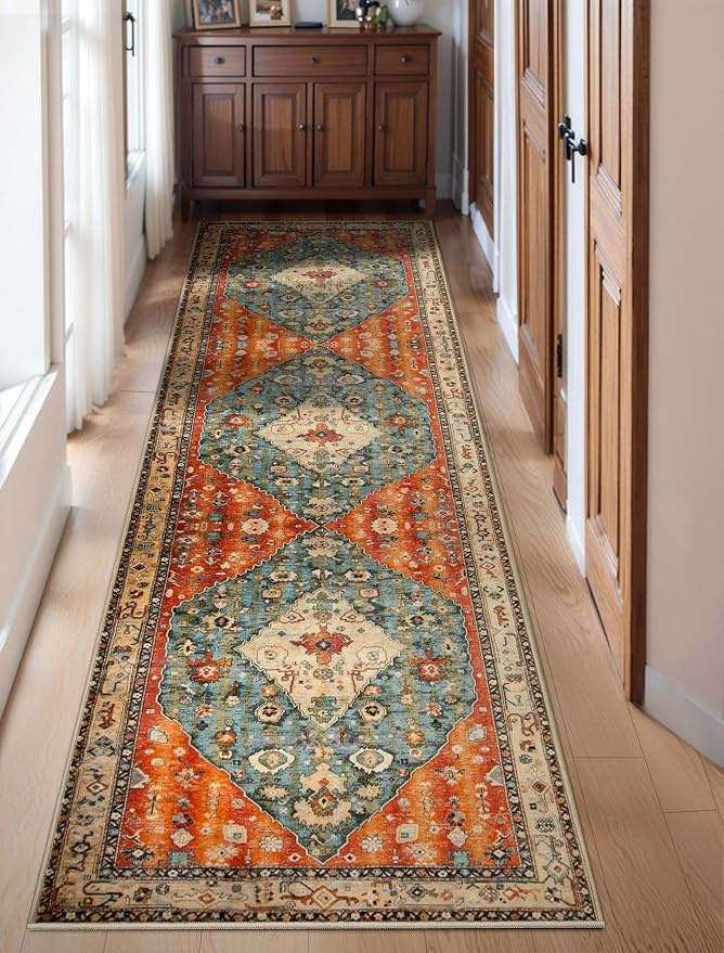 SERISSA Boho Washable Runner Rug