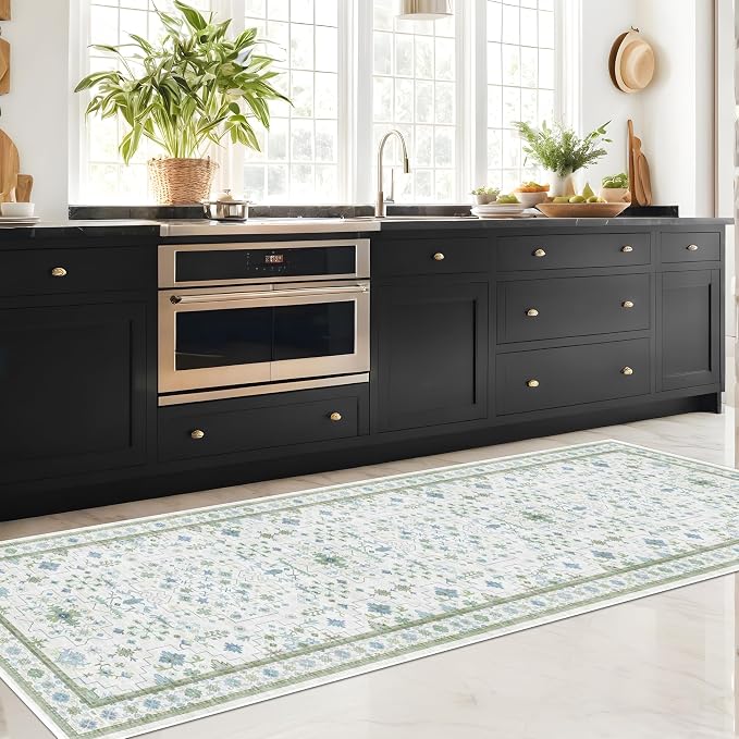 Hazo Haus Oushak Wide Hallway Runner Rug 2'6"x8'