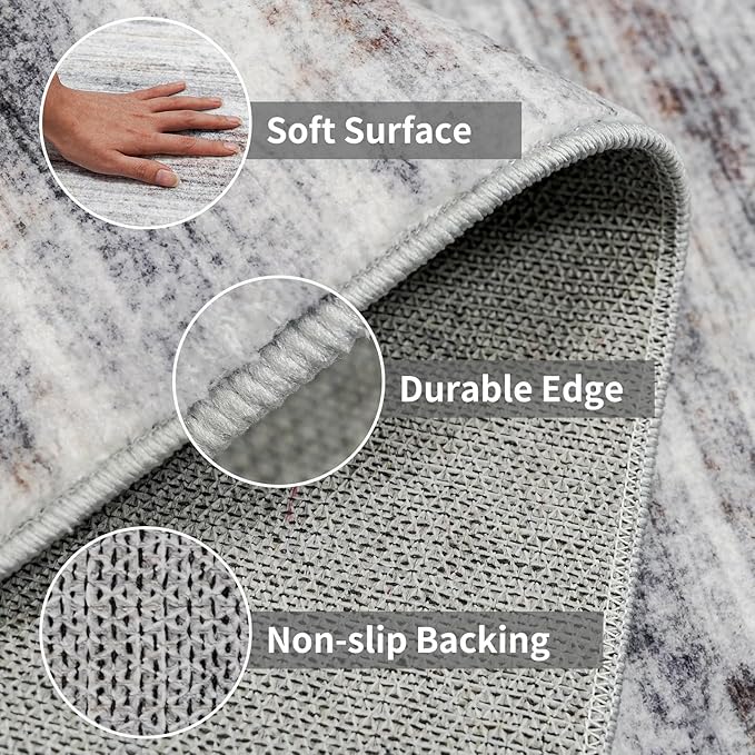 3x16 Washable Hallway Runner Rug: Extra Long Runners