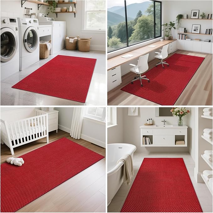 YDKGL 2x8 ft Hallway Runner Rug Extra Long Boho Woven Kitchen Runner Rugs Mat
