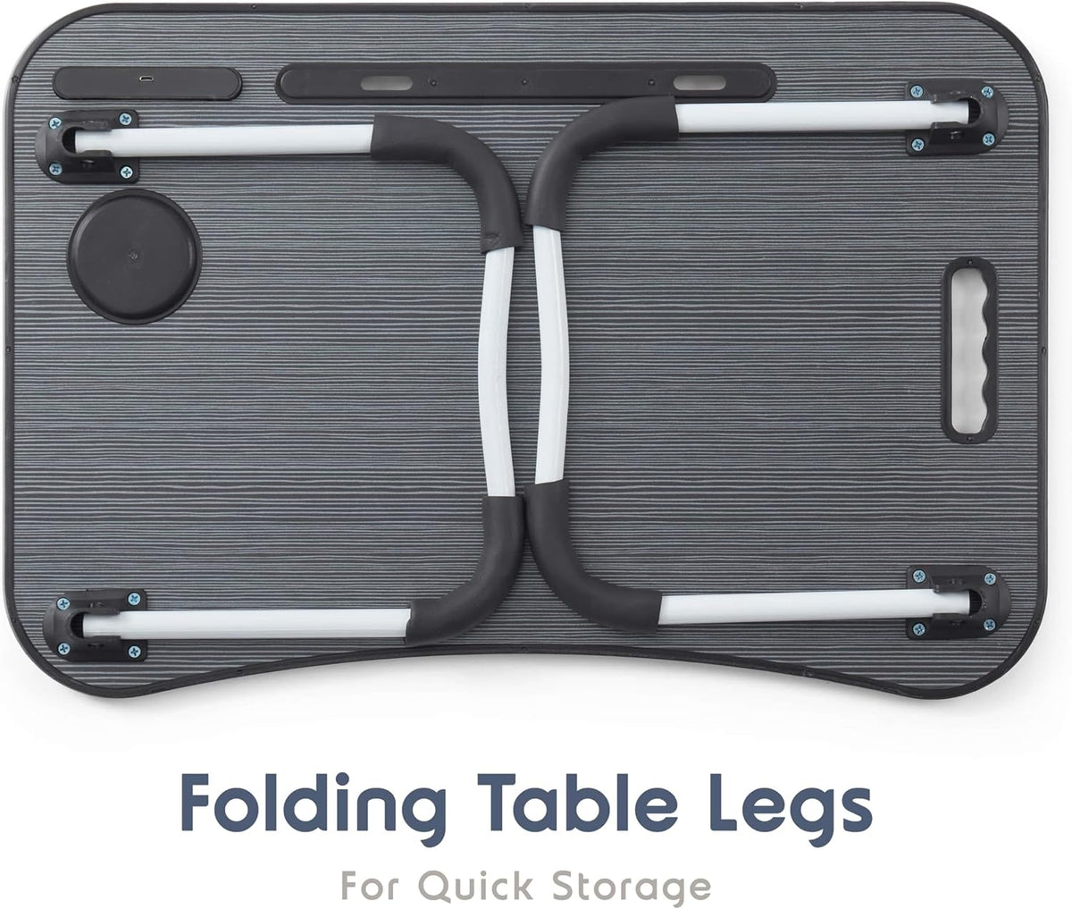 Nestl Laptop Lap Desk, Bed Tray with USB Port Laptop Stand for Bed 24"x16"