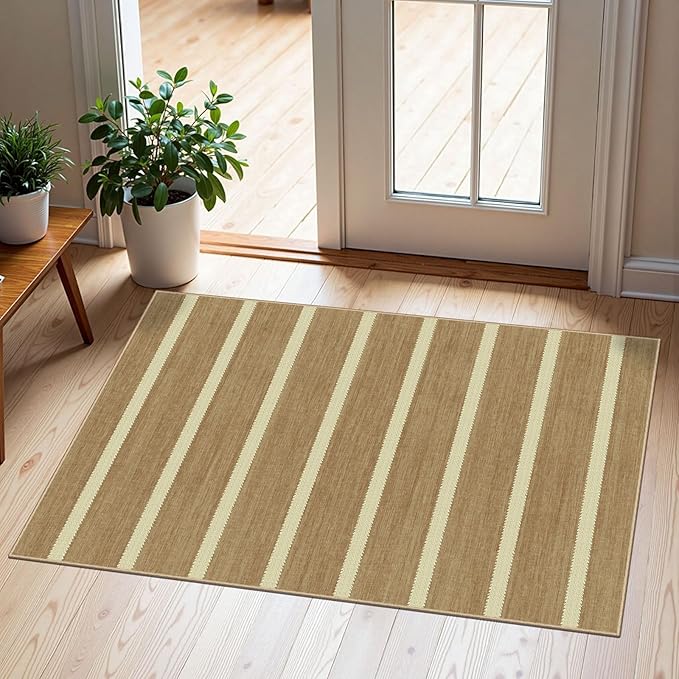 Front Door Rug - 2x3 Non-Slip Door Mat Washable Doormat Indoor Outdoor Entrance