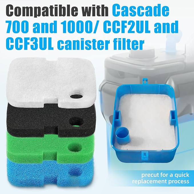 AQUANEAT Replacement Canister Filter Pads Compatible