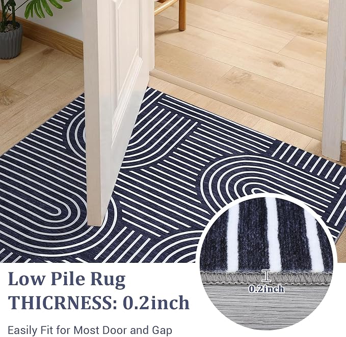 ROYHOME Washable Rug 5x7 Area Rugs