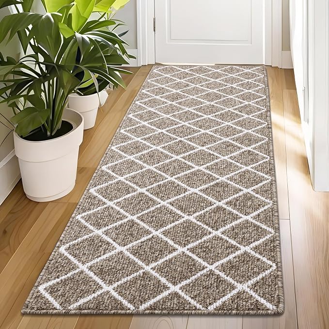 Finchitty Indoor Door Mat, Dirt Resistant and Absorbent, Low-Profile, Washable