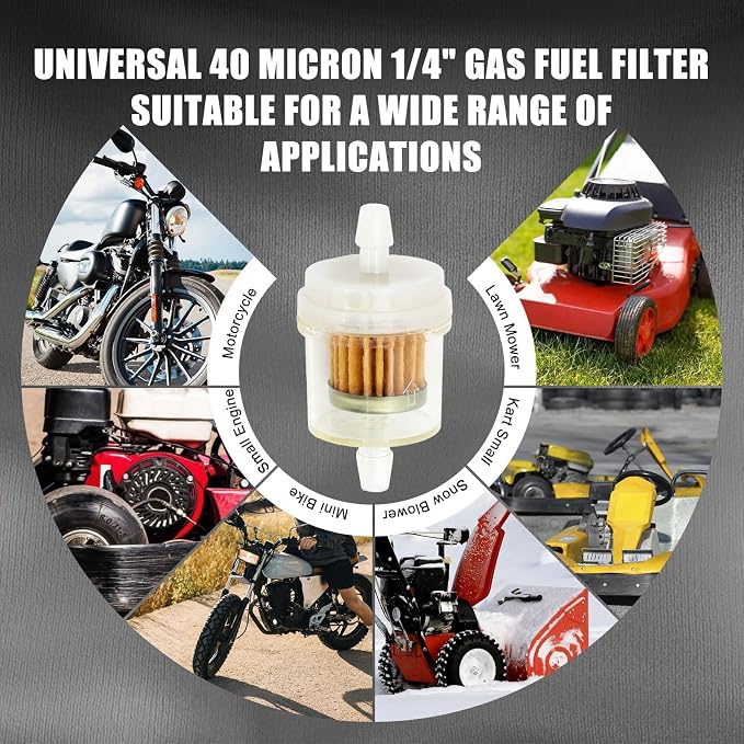 Inline Fuel Filter 1/4" Replace